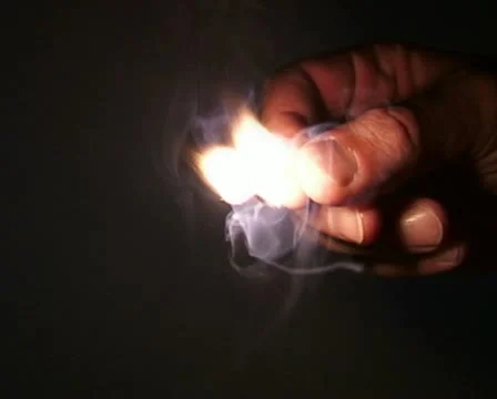 Lighting a match slow motion. Close Up. Stock Footage 20509681