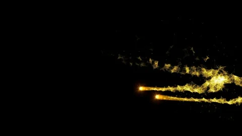 Lighting movement with line and dot connect polygon and spread out. Digital g Stock Footage 128019004