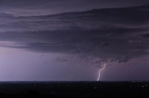 Lighting at night Stock Photos
