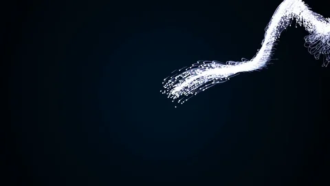 Lighting particle background. Video stock 96747701