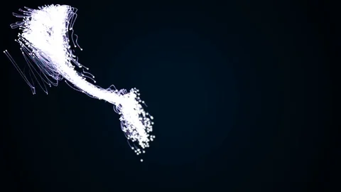 Lighting particle background. Video stock 96748576