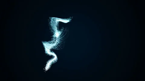 Lighting particle background. Stock Footage 96748978