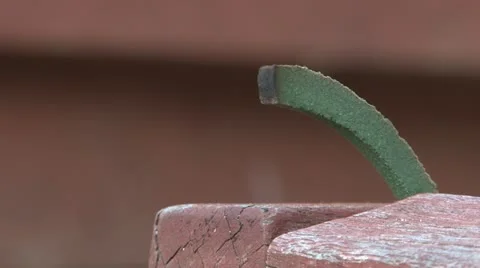 Lighting a Piece of Mosquito Coil 库存影片 12382189