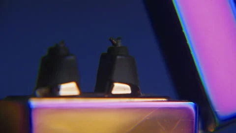 Lighting Up A Plasma Lighter In The Darkness Macro Shot Stock Footage 164295817