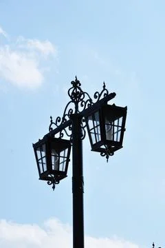Lighting post. Stock Photos