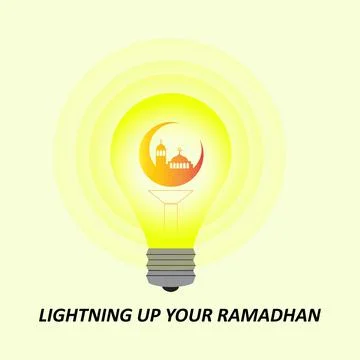Lighting Up Ramadhan Ilustração Stock