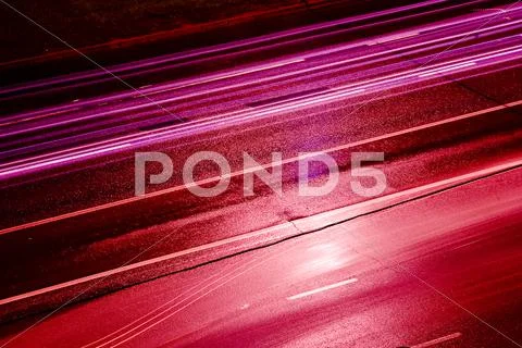 Lighting road Stock Photos