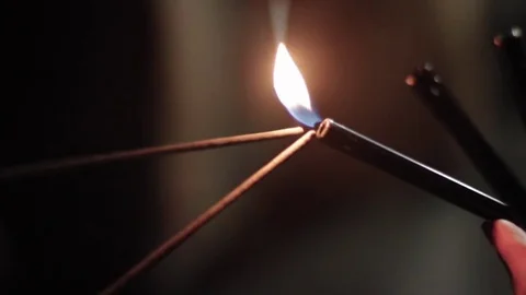 Lighting Sparklers Video stock 71493814