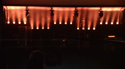 Lighting spotlights on the show Stock Footage 57641989