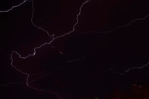 Lighting Strike Background Stock Photos