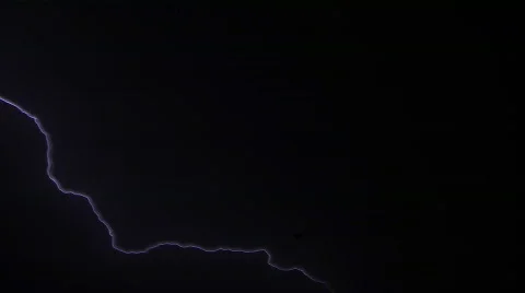 Lighting Strike Stock Footage 495738
