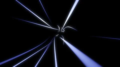 Lighting Stroke Animation. Glowing Line Animation. Loop Animation Stock Footage 256131067