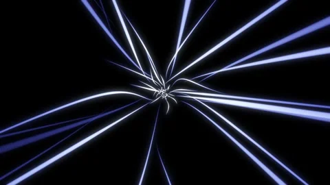 Lighting Stroke Animation. Glowing Line Animation. Loop Animation Stock Footage 256131073