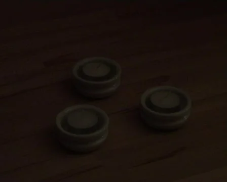 Lighting three candles Stock Footage 63014