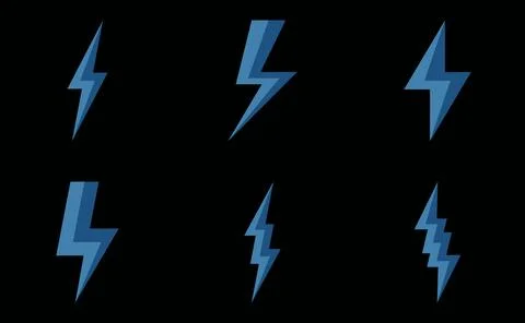 Lighting thunderbolt flash shine background Stock Illustration