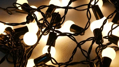 Lighting in warm tone concept. Stock Footage 171363547