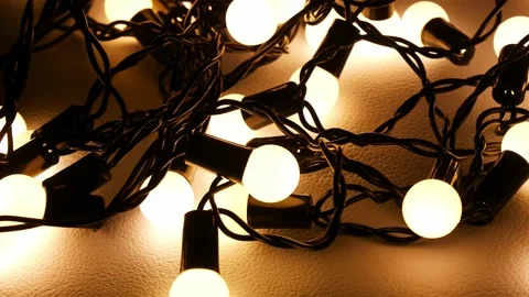 Lighting in warm tone concept. Stock Footage 171363548