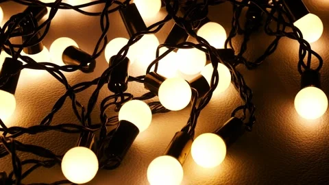 Lighting in warm tone concept. Stock Footage 171363549