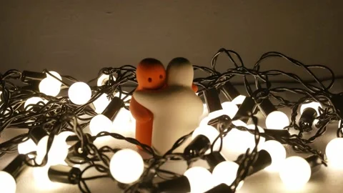 Lighting in warm tone concept. Stock Footage 171369061