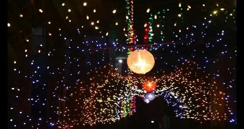 Lighting wedding decoration 05 Stock Footage 282655631