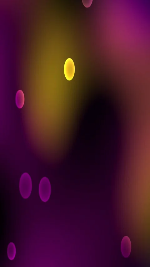 Lightl eaks dances with blurred purple and yellow circles. Stock Footage 329532051