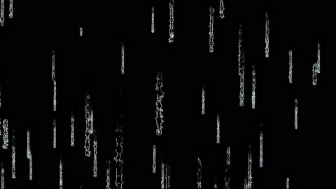 Lightly Colorized, Matrix-like Outlines Effect 스톡 동영상 150004700