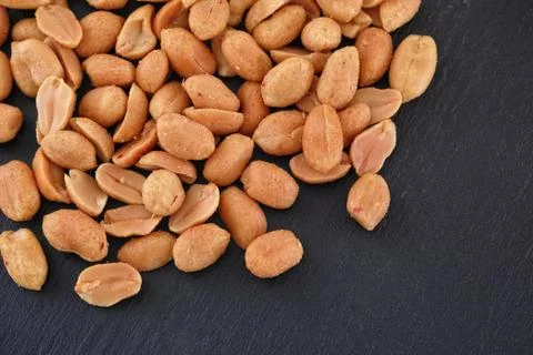 Lightly salted roasted peanuts Stock Photos