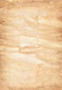 Lightly soiled sheet of rusty color paper Stock Photos