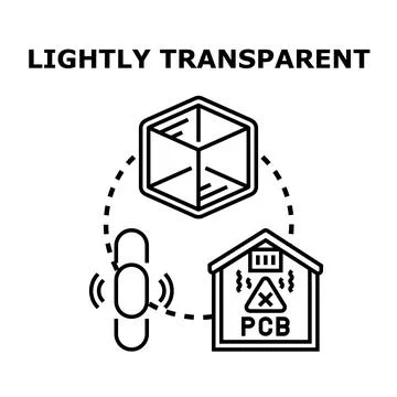 Lightly transparent data block with pcb contamination イラスト素材