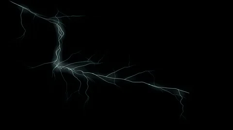 Lightning 3D Animation Stock Footage 40158259