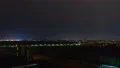 The lightning above the night city. time lapse 4k or 4k+ Resolution