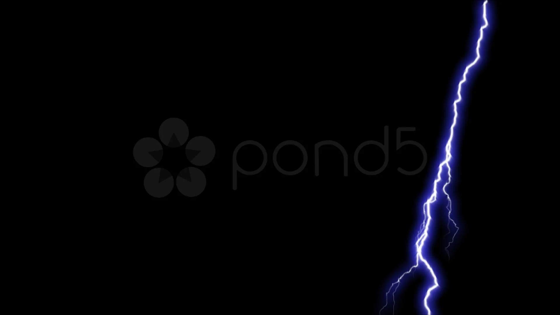 lightning with alpha | Stock Video | Pond5