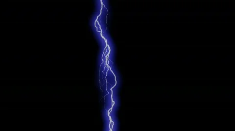 lightning with alpha | Stock Video | Pond5