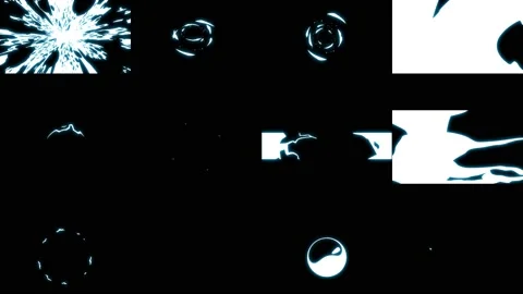 Lightning and Energy Elements Pack | Motion Graphics Stock Footage 157649409