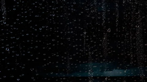 Lightning And Rain Outside Window Stock Footage 242306682