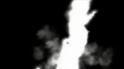 Lightning and smoke.electric,electrocute,energy,explosive, 库存影片 836873