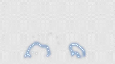 Lightning And Sparks Elements Stock Footage 304312799
