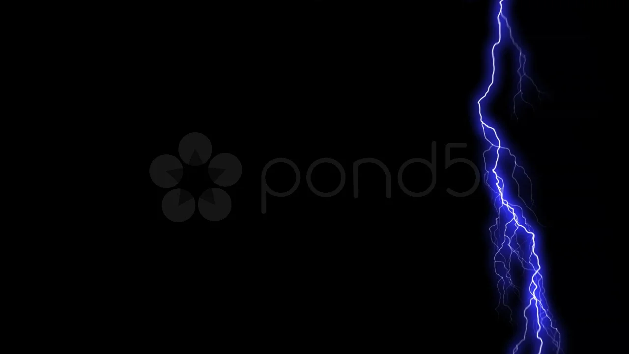 Lightning and Thunder Storm Animation 72... | Stock Video | Pond5