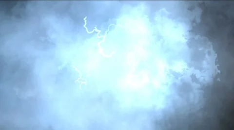 Lightning and thunderstorm Stock Footage 8512124