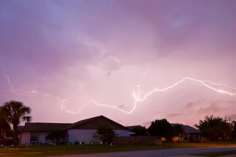 Lightning array Stock Photos