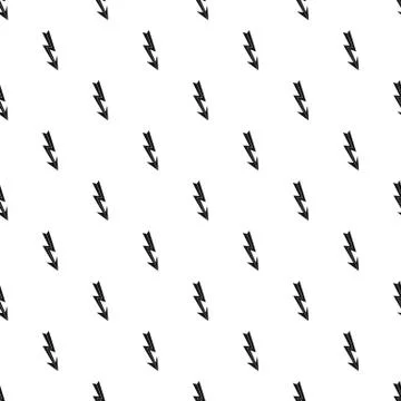 Lightning arrow pattern, simple style Stock Illustration