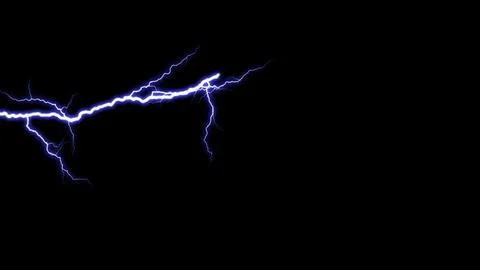 Lightning background. Thunder background. Lightning overlay isolated on bla.. Stock Illustration