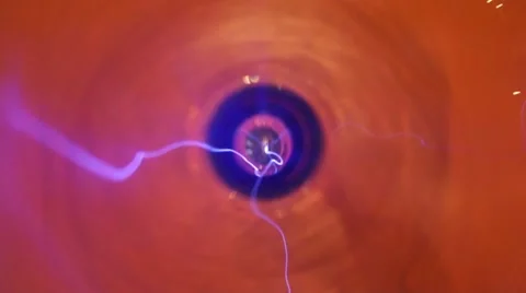 Lightning in a ball Stock-Footage 10860472