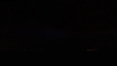 Lightning Barrage Stock Footage 116281241