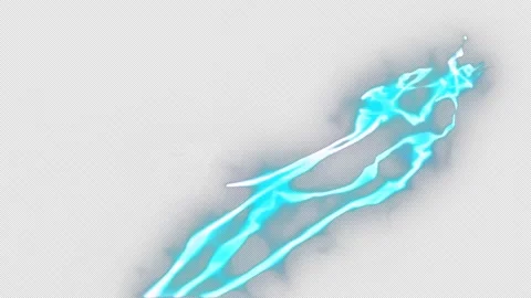 Lightning Beam Blue Stock Footage 171085357