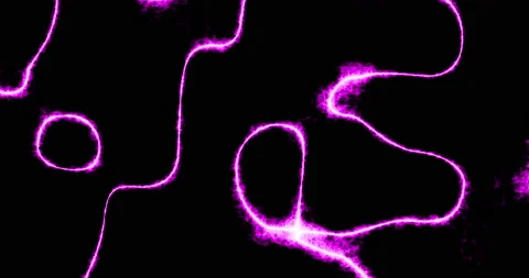 Lightning Bend Background Of Swirling Electric Energy Pink Stock Footage 155522450