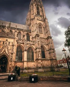 Lightning Beverley Minster Stock Photos