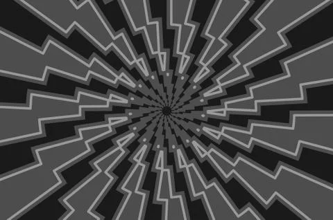 Lightning bolt - abstract geometric vector pattern Stock Illustration