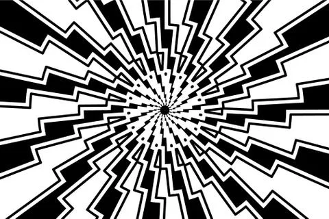 Lightning bolt - abstract geometric vector pattern Stock Illustration