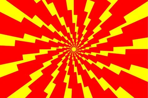 Lightning bolt - abstract geometric vector pattern Illustrazione stock